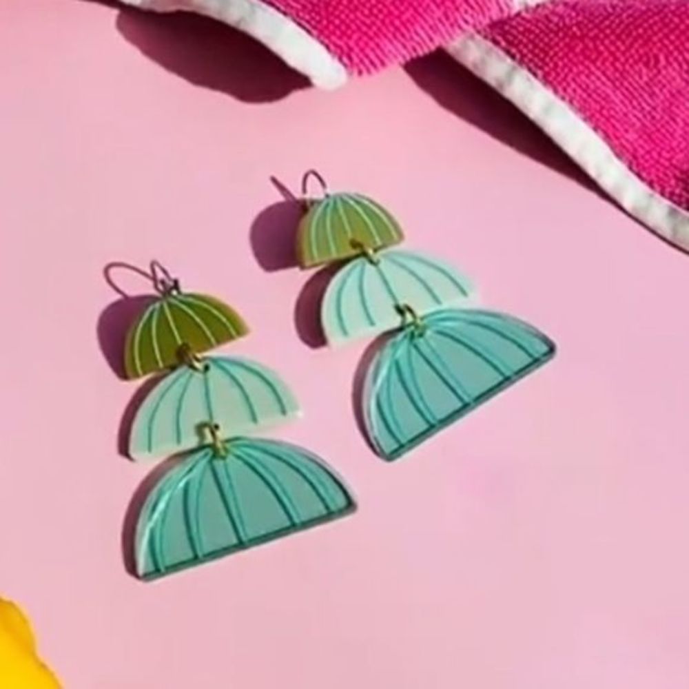 The “Mara” acrylic earrings
